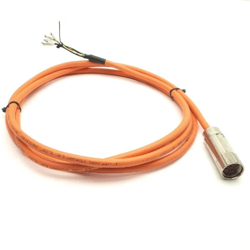 LAPP 7072509 Servo Power Cable 4x 1mm 2x .5mm Conductors M23 Connector 6-Pin 9'