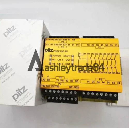 1PCS New Pilz 777606 PNOZ X9P 24DC 24-240V ACDC 7NO 2NC 2SO Safety Relay