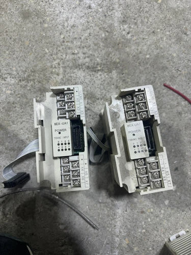 LOT OF 2 MITSUBISHI FX-0N-8EX-UA1/UL / FX0N8EXUA1UL Programmable Controller USED