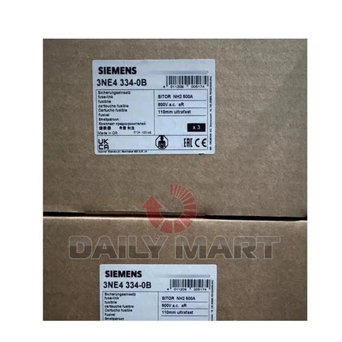 New In Box SIEMENS 3NE4 334-0B Fuse 500A 800V
