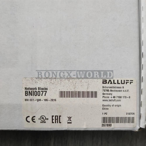 1PCS BALLUFF module BNI0077 BNI ECT-508-105-Z015 NEW