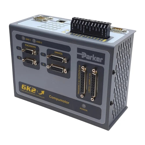 Parker 6K2 Compumotor Servo/Stepper Motion Control/Indexer 2-Axis 24V *No Rail*
