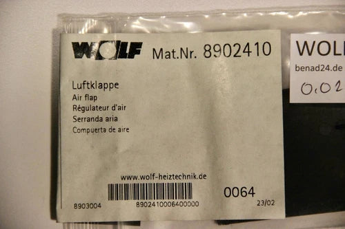 Wolf Klimatechnik 8902410 Luftklappe