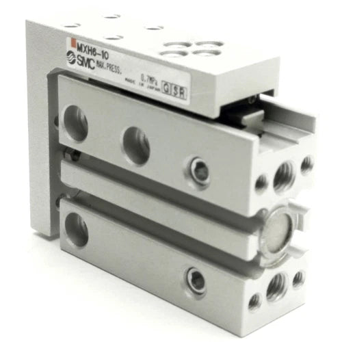 SMC MXH6-10 Compact Slide Table, 6mm Bore, 10mm Stroke, 0.7MPa, M5 x 0.8 Ports