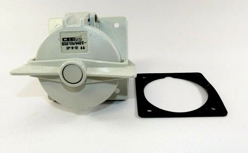 CEEform Anbausteckdose 63A-11h | 250/ 440V~ | 5 polig