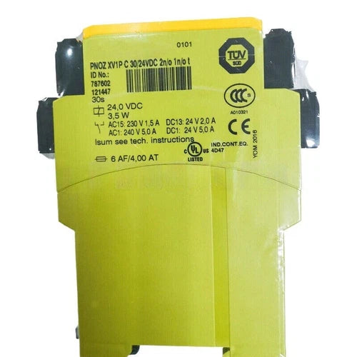 787602 New Sealed Pilz PNOZ XV1P C 30/24VDC 2n/o 1n/o t Safety Relay 787602