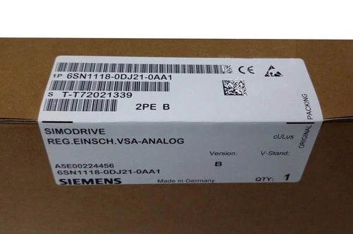6SN1118-0DJ21-0AA1 New SIEMENS SIMODRIVE Digital Control 6SN1118-0DJ21-0AA1