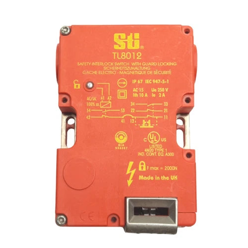 Omron STI 44519-1080 Limit Switch, 3NC/2NO, 24-100VAC 24VDC 5A, NEMA 6, No Key