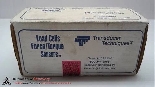 TRANSDUCER TECHNIQUES THC-3K-T LOAD CELL, NEW #276718