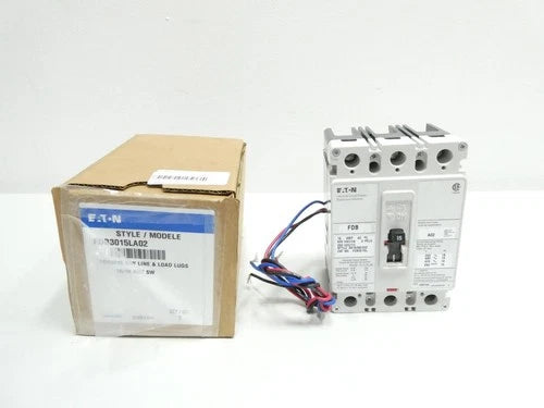 Eaton Fdb3015l Molded Case Circuit Breaker 3p 15a Amp 600v-ac 250v-dc