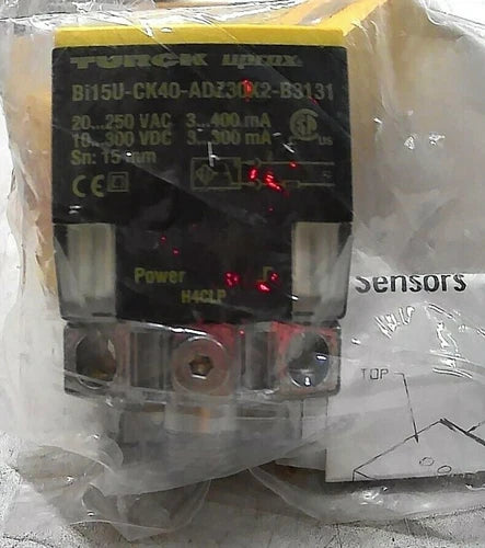 TURCK BI15U-CK40-ADZ30X2-B3131 W/BS2.1 SENSOR EMBEDDABLE  N.O. 3PIN (SEALED) *FS