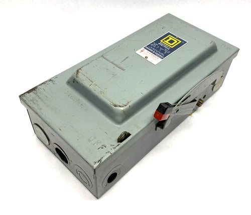 Interruptor de desconex?o de seguran?a resistente Square D H362 3 polos 60A 600VAC