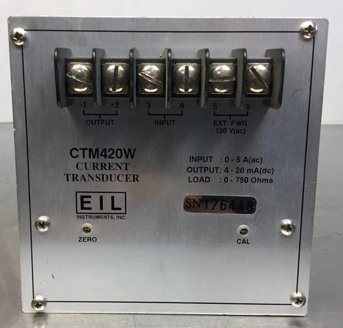 EIL CTM420W CURRENT TRANSDUCER 120VAC    4E-15