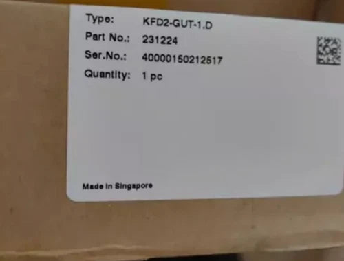 NEW Pepperl+Fuchs P+F safety barrier KFD2-GUT-1.D