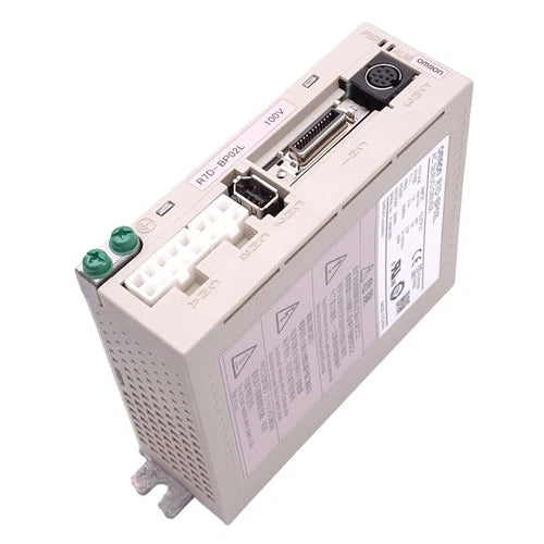 Omron R7D-BP02L AC Servo Driver, 100-115VAC 1Ph In, 80VAC 3Ph 0-333.3Hz 200W Out