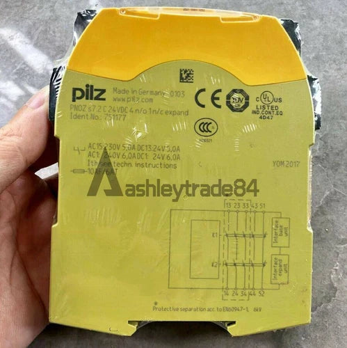Pilz 751177 PNOZ S7.2 C 24VDC safety relay New 1PCS