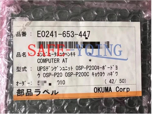 New One OKUMA OSP-P200 PS Panel Power Supply E0241-653-447