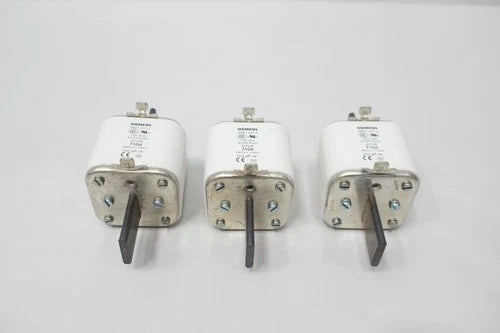 Set Of 3 Siemens 3NE 1437-2 Fuse 710a Amp 690v-ac