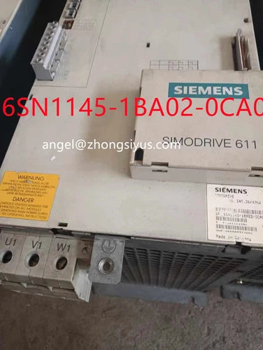 6SN1145-1BA02-0CA0 Used SIMODRIVE 611 infeed/regenerative feedback module 36/47