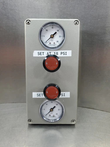 BEOFRAM PRESSURE REGULATOR MODULE w/ASHCROFT 595-04 PSI METER.                6C