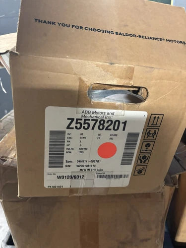 NEW Baldor Z5578201 34H514-0097G1 MOTOR