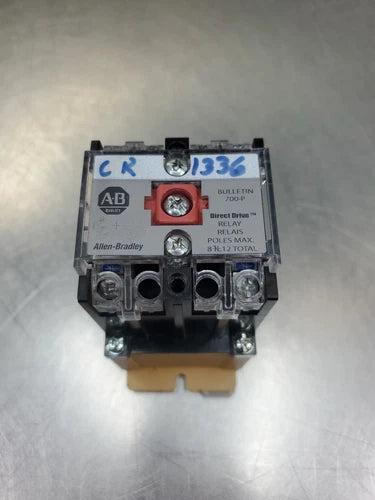 Allen Bradley 700-PK200A1 Ser. F 120V Coil 2-NO 20 Amp Contactor.          4C-40