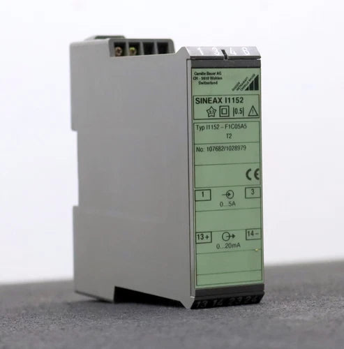 CAMILLE BAUER Messumformer SINEAX I1152 Typ I1152-F1C05A5 No: 107682/1028979