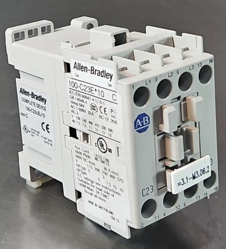 Allen Bradley 100-C23UEJ10 SerC  3Ph Coil 24VDC 600VAC Max               loc4C34
