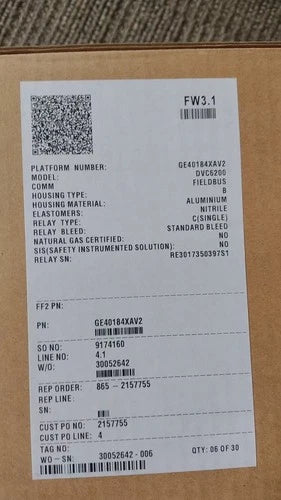 DVC6200F 1PC New Sealed FISHER Emerson Single Acting DVC6200F