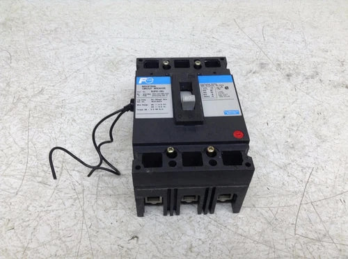 Fuji Electric BU3FHC-080L 80 A Circuit Breaker 600 VAC 250 VDC 3 Pole BU3FHC080L
