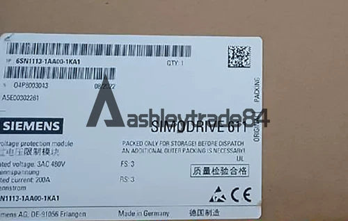 ONE NEW SIEMENS Voltage protection module 6SN1113-1AA00-1KA1