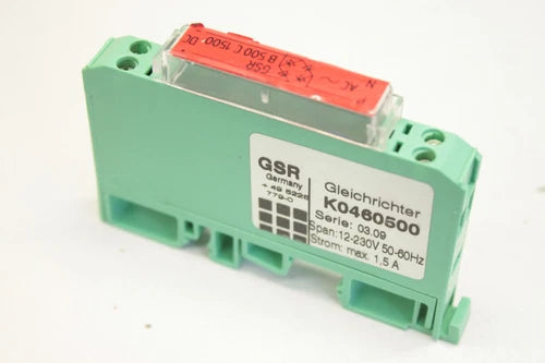 GSR K0460500 12-230V GSR B500C1500 Gleichrichter