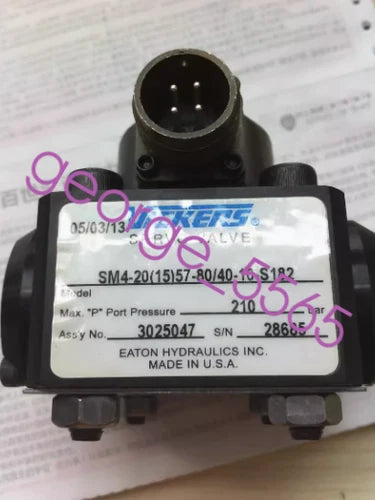 1PC VICKERS servo valve SM4-20(15)57-80/40-10-S182, brand new, fedex or DHL