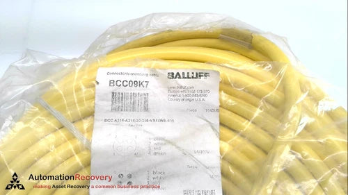 BALLUFF BCC A314-A314-30-346-VX44W6-500 DOUBLE ENDED CORDSET, BCC09K7, N #279025