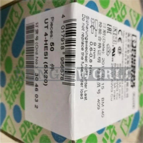 50PCS Phoenix Contact UT 4-HESI (5X20) 3046032 Fuse terminal NEW