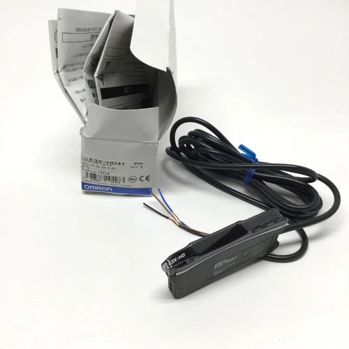 Omron E3X-HD41 Smart Fiber Optic Sensor Amplifier, Red 625nm, 12-24VDC, PNP