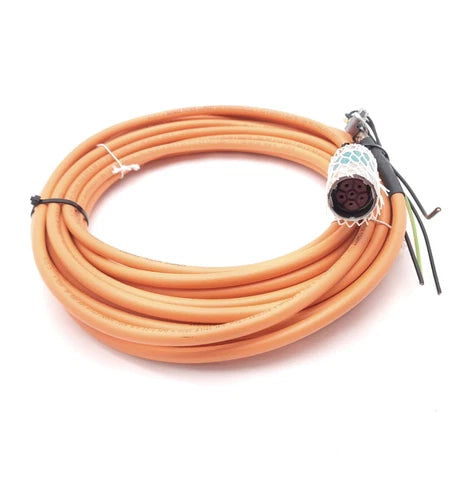 Siemens 6FX5002-5CG10-1BA0 Power Cable 600-1000V, 10m, 1/M23, 4 Flying Leads