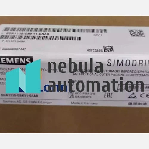 6SN1118-0BK11-0AA0 6SN1 118-0BK11-0AA0 New Siemens SIMODRIVE 611 Control Plug-in