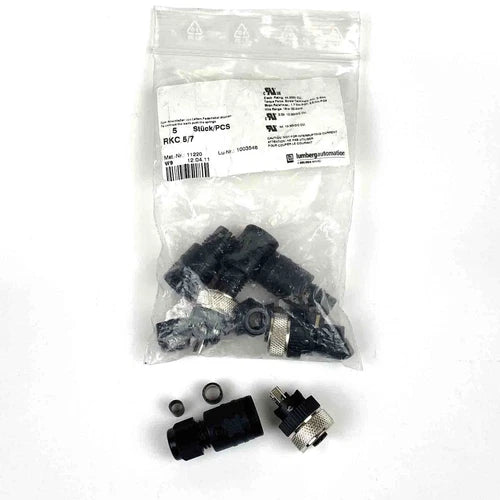 Lumberg Automation RKC 5/7 Rundsteckverbinder 5pol. female M12 (3Stk.), OVP