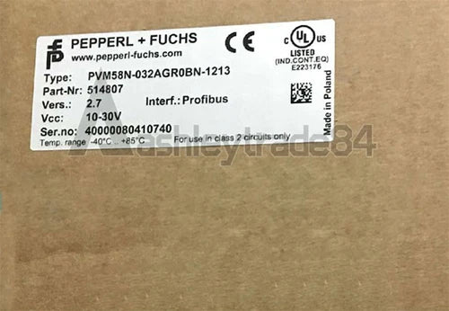 ONE NEW PEPPERL+FUCHS PVM58N-032AGR0BN-1213