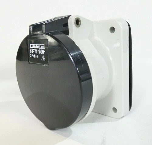 CEEform Anbausteckdose mit Dichtung | 63*-7h/500~ | 5 polig