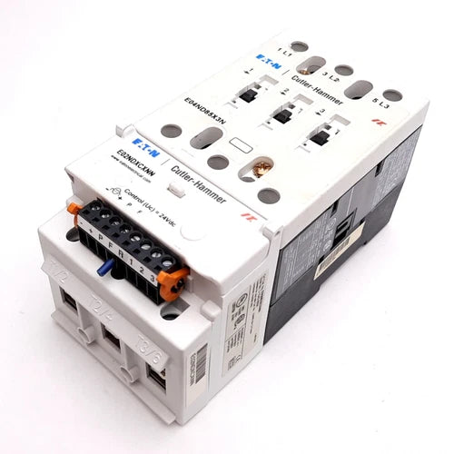 Eaton Cutler Hammer E04ND85X3N Contactor, 3-Pole, With E02NDXCXNN Coil 24VDC