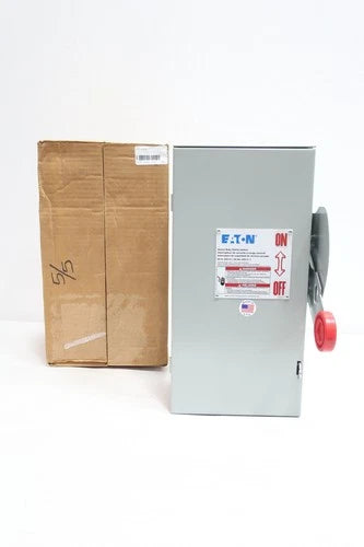 Eaton DH362FRK Fusible Disconnect Switch 600v-ac 3p 60a Amp