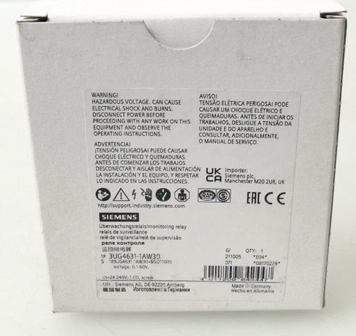 Siemens ?berwachungsrelais 3UG4 631-1AW30 | E:04 | 3UG4631-1AW30