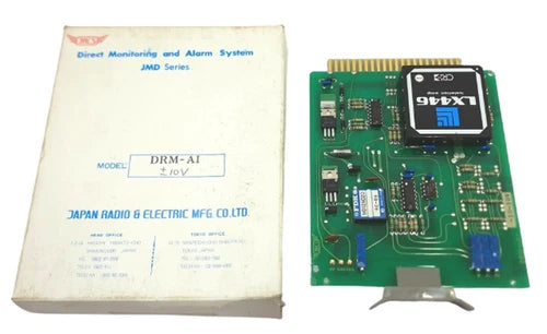 DRM-AI-10-10V JRCS Direct Monitoring Alarm System PCB Board Radio Mfg #F3