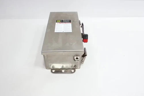 Square D H221DSCLR Fusible Disconnect Switch 60a Amp 2p