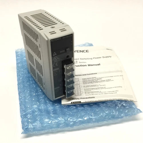 Keyence MS2-H50 Switching DIN Power Supply 100-240VAC In, 24VDC 2.1A 50W Out