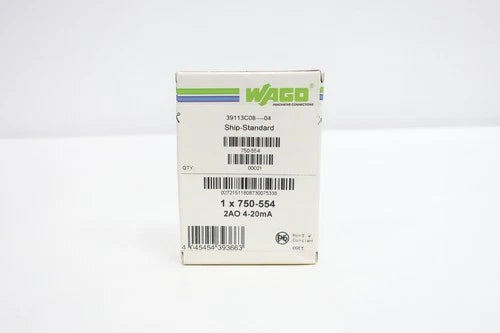 Wago 750-554 Analog Output Module 2ch