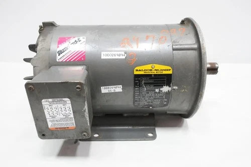 Baldor CM3615 Ac Motor 184tc 3ph 5hp 1750rpm 208-230/460v-ac