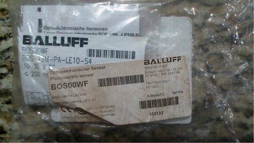 BALLUFF BOS00WF BOS 12M-PA LE10-S4 PHOTOELECTRIC SENSOR- FREE SHIPPING